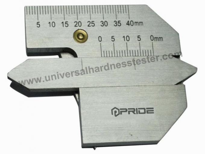 0 - 40mm Stärke-Schweißens-Inspektions-Messgeräte/Schweißens-Naht-Messgerät-Klage für Kessel/Schiffbau/Druckbehälter